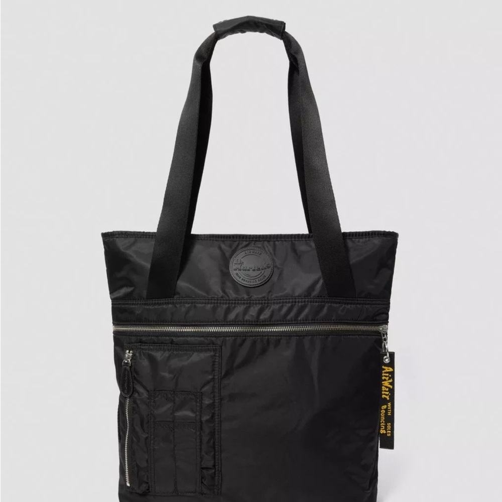 Dr. Martens Black Padded Nylon Convertible Tote/Backpack